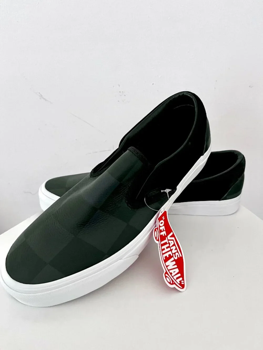 VANS Leather/Suede Check Black Classic